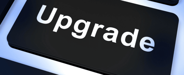 Upgrade Computer Key Showing Business Software Update