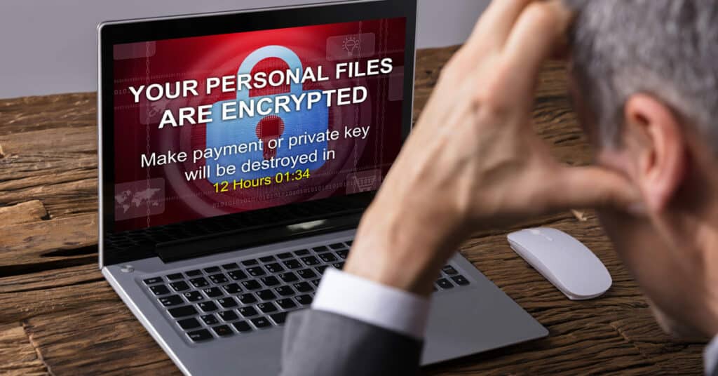 Personal files are encrypted