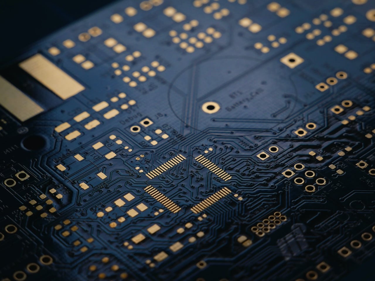 close up of motherboard used for managed network security services